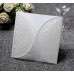 Laser Holder White Rose Invitation Wedding Card Wholesale Square Invitation Card